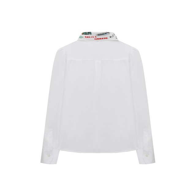 Хлопковая рубашка Dolce & Gabbana L55S68/FU5GK/2-6 Фото 2