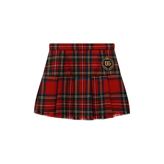 Хлопковая юбка Dolce & Gabbana L54I29/FQ2KC/2-6