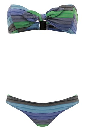 Женский раздельный купальник LISA MARIE FERNANDEZ разноцветного цвета, арт. RES063 | Фото 1 (Материал внешний: Хлопок; Женское Кросс-КТ: Раздельные купальники)