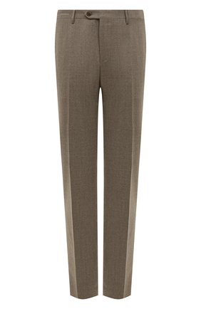Мужские шерстяные брюки CORNELIANI бежевого цвета по цене 27550 руб., арт. 905B01-2818111/02 | Фото 1 Мужские шерстяные брюки CORNELIANI бежевого цвета, арт. 905B01-2818111/02 | Фото 1 (Материал внешний: Шерсть; Материал подклада: Вискоза; Длина (брюки, джинсы): Стандартные; Случай: Повседневный; Стили: Кэжуэл)