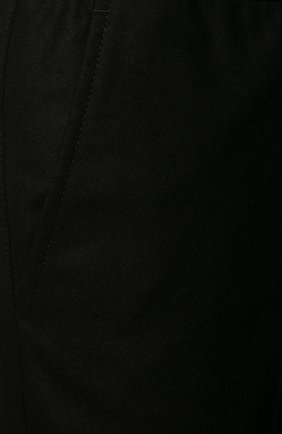 Мужские шерстяные брюки CORNELIANI черного цвета, арт. 904L04-2818117/00 | Фото 5 (Материал внешний: Шерсть; Длина (брюки, джинсы): Стандартные; Случай: Повседневный; Стили: Кэжуэл)