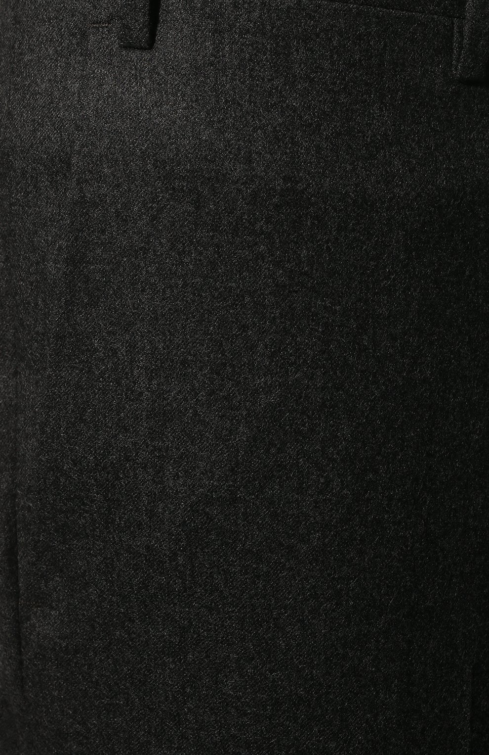 Мужские шерстяные брюки CORNELIANI темно-серого цвета, арт. 905B01-2818111/02 | Фото 5 (Материал внешний: Шерсть; Длина (брюки, джинсы): Стандартные; Стили: Классический; Случай: Формальный; Материал подклада: Вискоза)