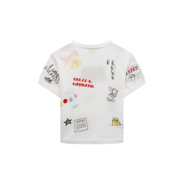 Хлопковая футболка Dolce & Gabbana L5JTJT/G7E0N/2-6 Фото 2