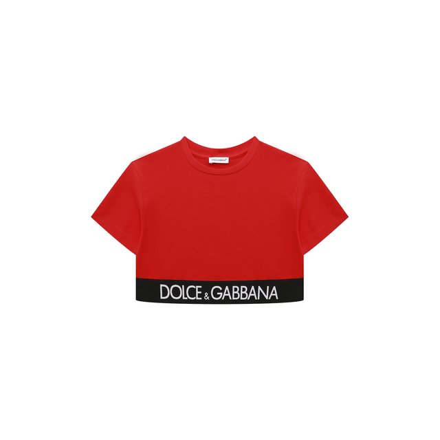 Хлопковая футболка Dolce & Gabbana L5JTHR/G7E3K/8-14