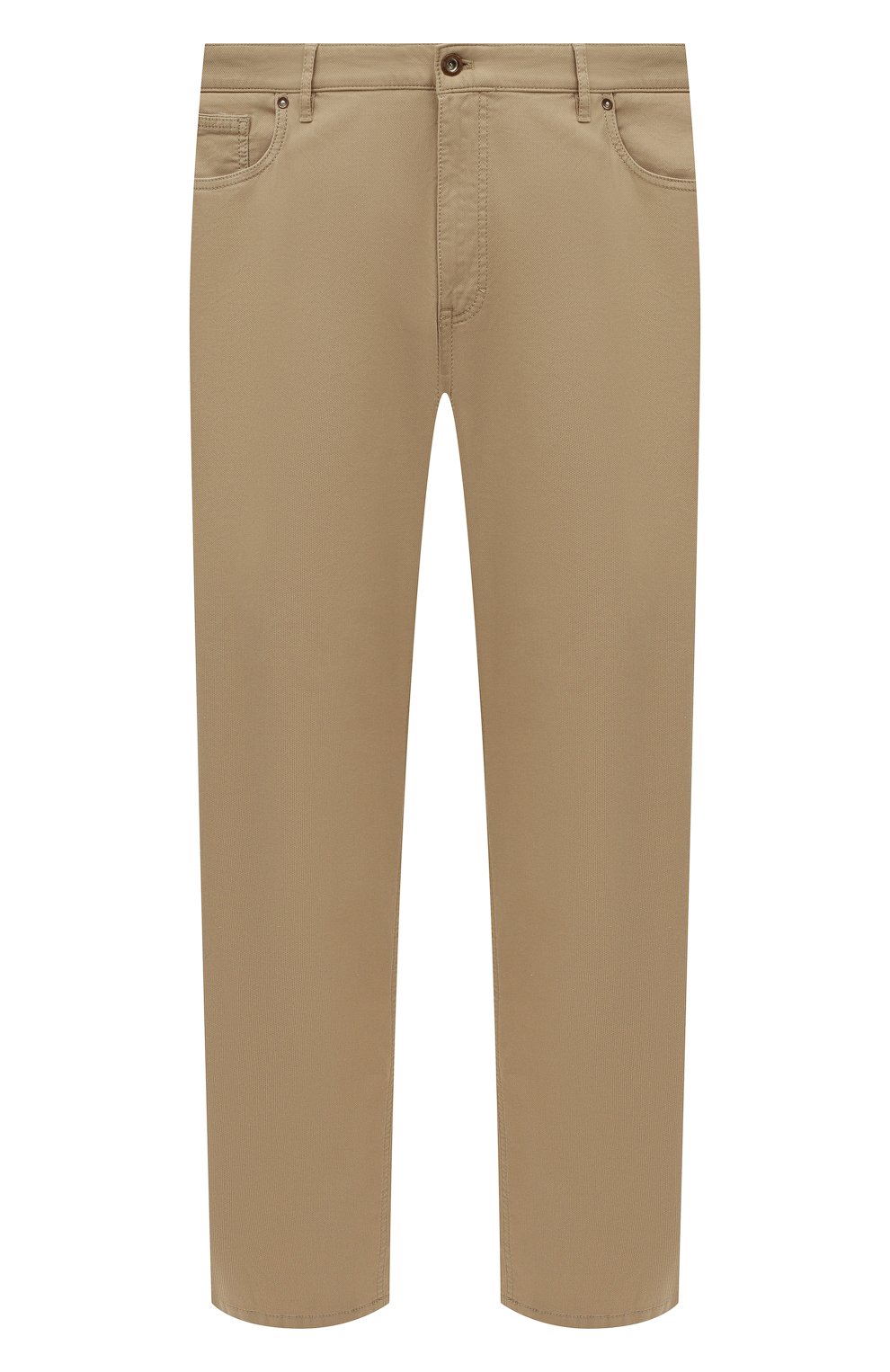 Мужские брюки HILTL бежевого цвета, арт. PARKER/75290/60-70 | Фото 1 (Big sizes: Big Sizes; Длина (брюки, джинсы): Стандартные; Случай: Повседневный; Материал внешний: Хлопок, Лиоцелл, Растительное волокно; Стили: Кэжуэл)