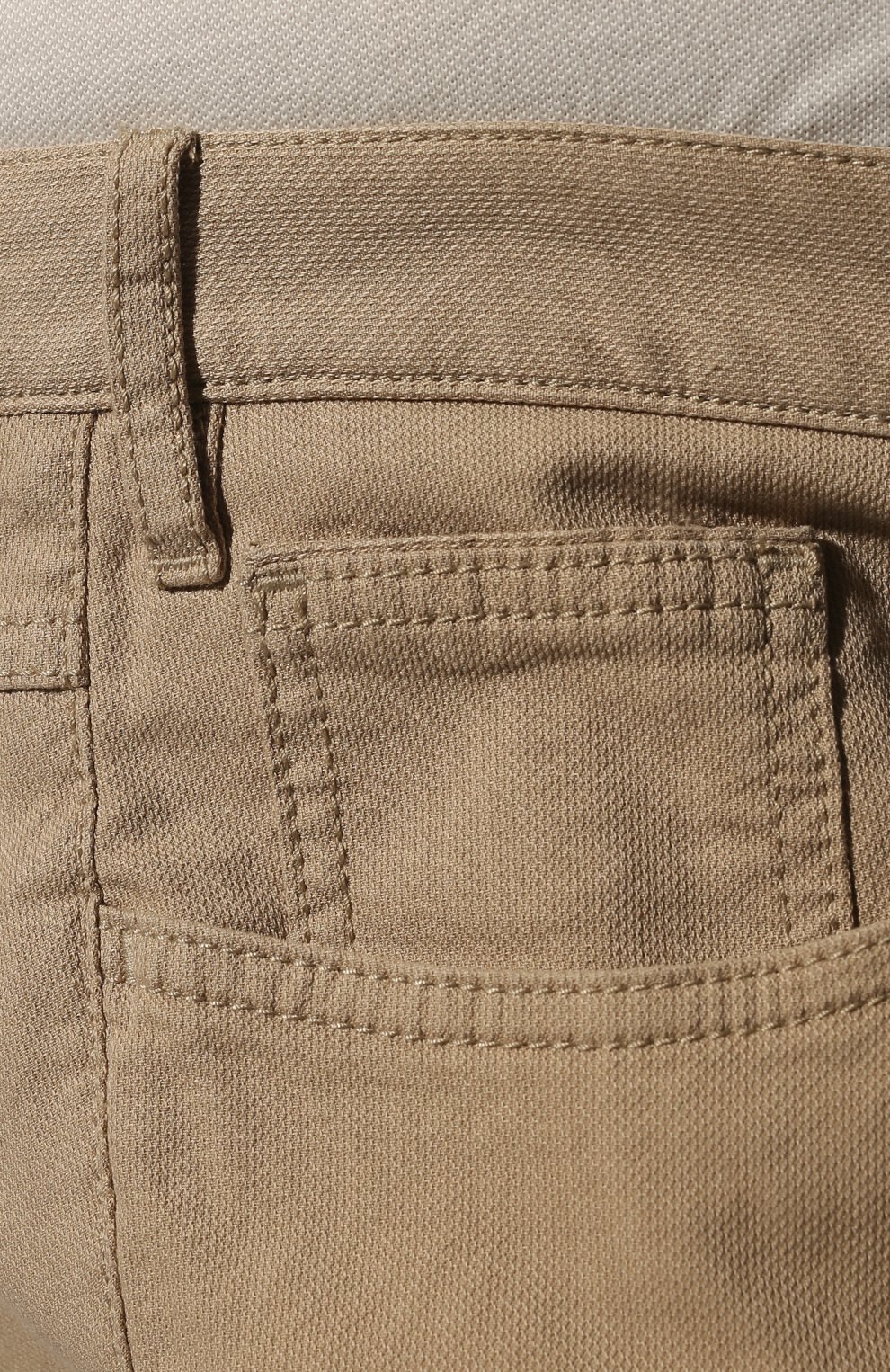 Мужские брюки HILTL бежевого цвета, арт. PARKER/75290/60-70 | Фото 5 (Big sizes: Big Sizes; Длина (брюки, джинсы): Стандартные; Случай: Повседневный; Материал внешний: Хлопок, Лиоцелл, Растительное волокно; Стили: Кэжуэл)