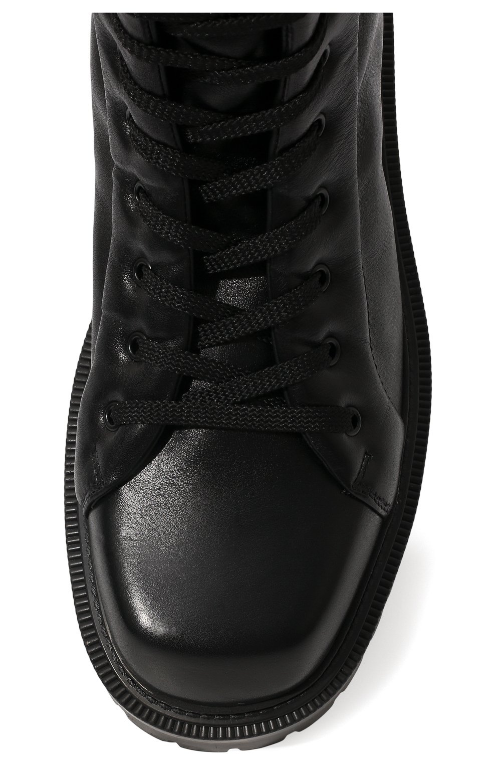 Мужские кожаные ботинки VIC MATIE черного цвета, арт. 1B6104U_B32B070101 | Фото 6 (Материал внешний: Кожа; Мужское Кросс-КТ: Ботинки-обувь; Материал внутренний: Натуральная кожа; Материал утеплителя: Без утеплителя)