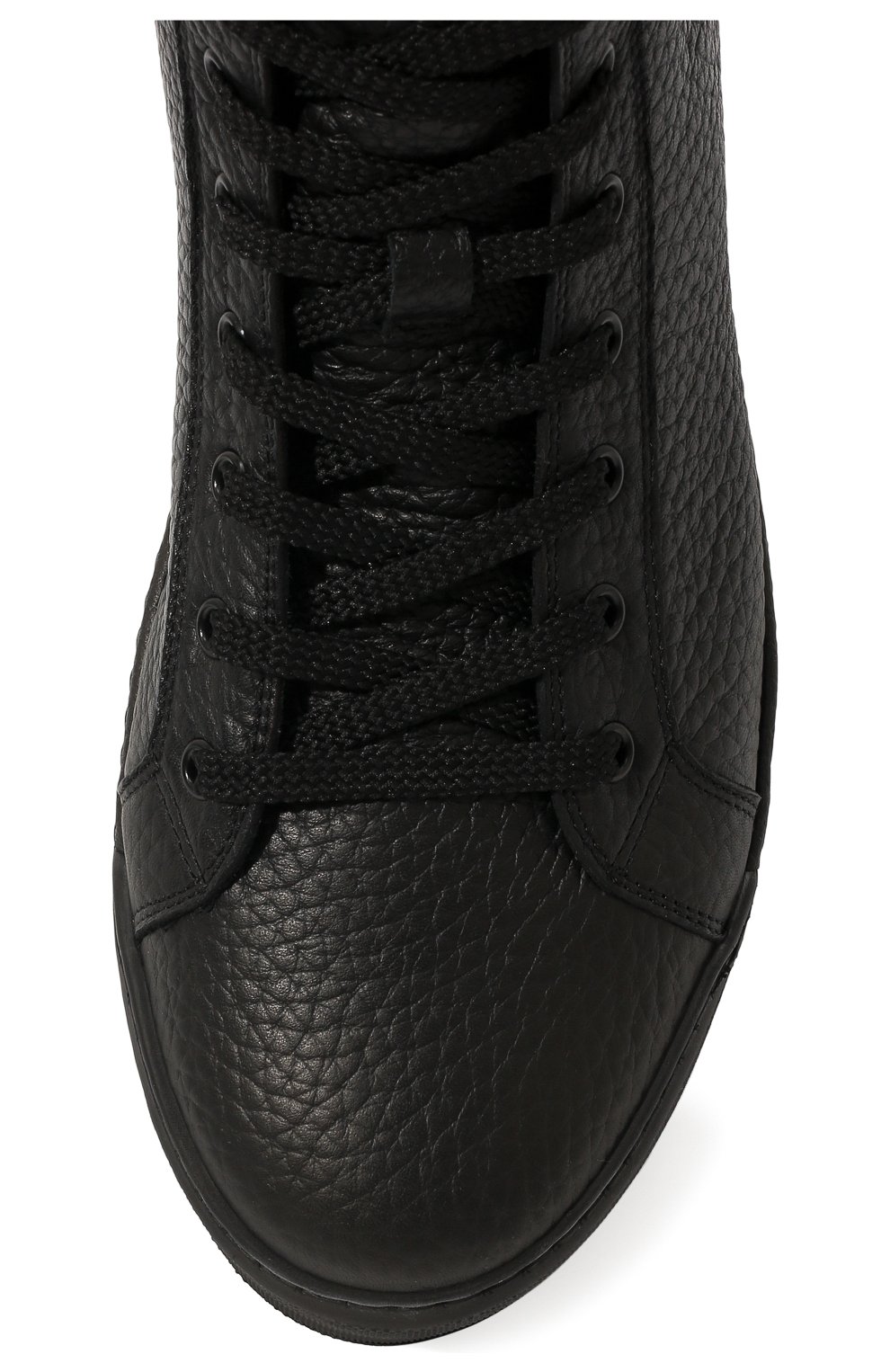 Мужские кожаные ботинки VIC MATIE черного цвета, арт. 1B6002U_V02A090101 | Фото 6 (Материал внешний: Кожа; Мужское Кросс-КТ: Ботинки-обувь; Материал внутренний: Натуральная кожа; Материал утеплителя: Без утеплителя)