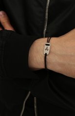 Мужской браслет TATEOSSIAN черного цвета, арт. BL6716 | Фото 2 (Материал: Серебро)