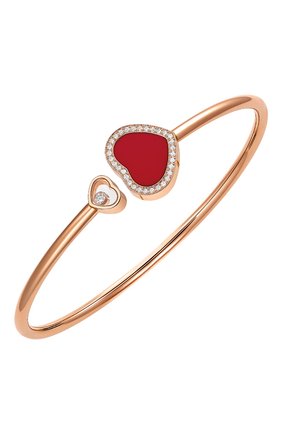 Женский браслет CHOPARD бесцветного цвета по цене 507600 руб., арт. 85A074-5802 | Фото 1 Женский браслет CHOPARD бесцветного цвета, арт. 85A074-5802 | Фото 1 (Драгоценные камни: Бриллианты; Материал сплава: Розовое золото)