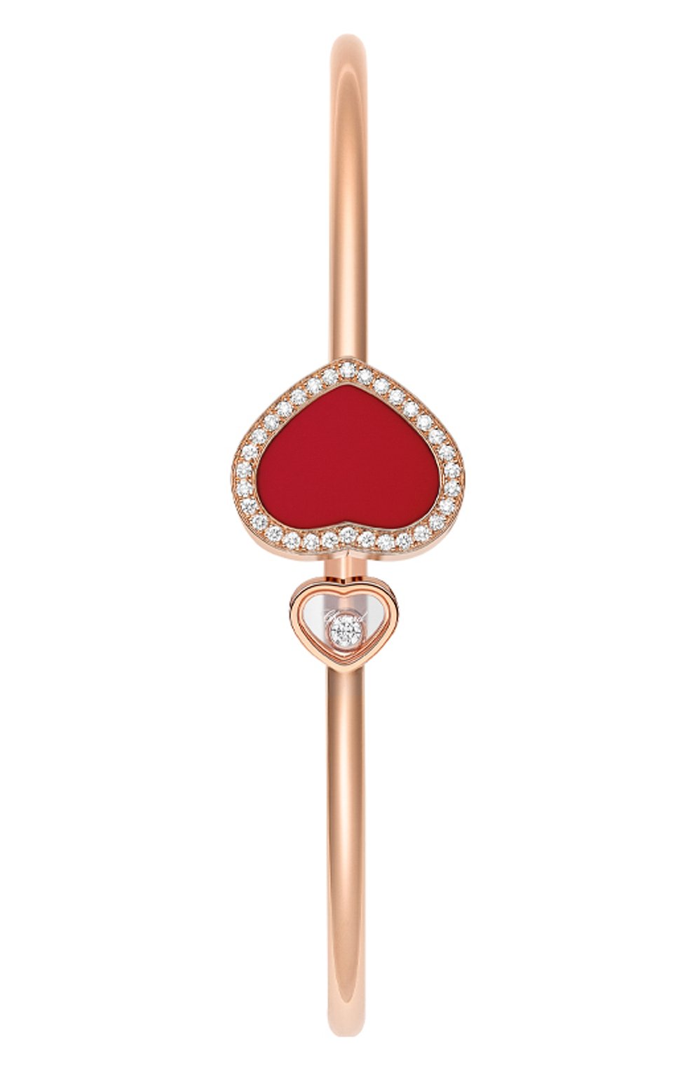 Женский браслет CHOPARD бесцветного цвета по цене 507600 руб., арт. 85A074-5802 | Фото 3 Женский браслет CHOPARD бесцветного цвета, арт. 85A074-5802 | Фото 3 (Драгоценные камни: Бриллианты; Материал сплава: Розовое золото)