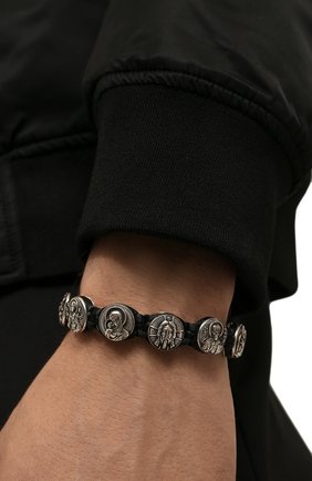 Мужской браслет хранитель GL JEWELRY серебряного цвета, арт. M4701000-SN97-01 | Фото 2 (Материал: Серебро)