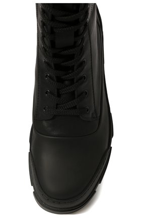Мужские кожаные ботинки VIC MATIE черного цвета, арт. 1B6060U_V06CANB001 | Фото 6 (Материал внешний: Кожа; Мужское Кросс-КТ: Ботинки-обувь, Байкеры-обувь; Материал внутренний: Натуральная кожа; Материал утеплителя: Без утеплителя)