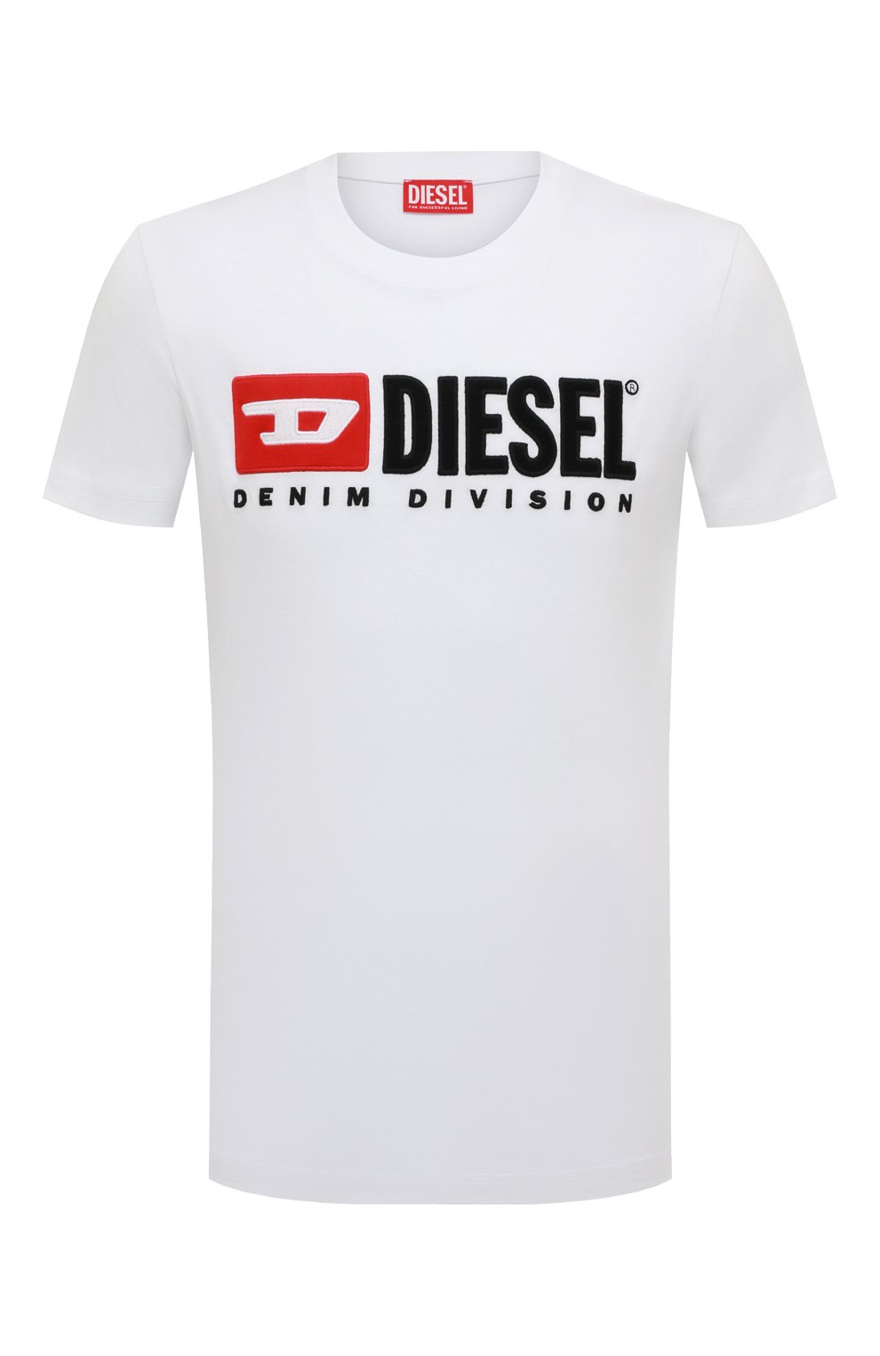 Хлопковая футболка Diesel Белый A03766/0AAXJ 5641368