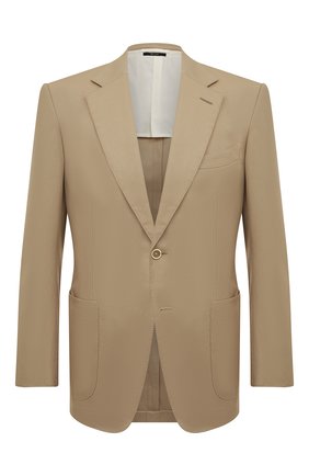 Мужской хлопковый пиджак TOM FORD бежевого цвета по цене 312000 руб., арт. 572R3715A740 | Фото 1 Мужской хлопковый пиджак TOM FORD бежевого цвета, арт. 572R3715A740 | Фото 1 (Материал внешний: Хлопок; Длина (для топов): Стандартные; Рукава: Длинные)