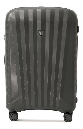 Женский чемодан uno zip deluxe RONCATO серого цвета, арт. 50820222 | Фото 1 (Материал: Пластик; Размер: large)