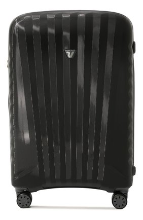 Женский чемодан uno zip deluxe RONCATO черного цвета, арт. 50820201 | Фото 1 (Материал: Пластик; Размер: large)