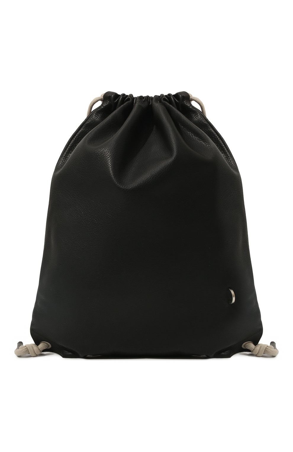 Мужской кожаный рюкзак RICK OWENS черного цвета, арт. RA02B0175/LC | Фото 1 (Материал: Натуральная кожа; Стили: Кэжуэл; Размер: large)