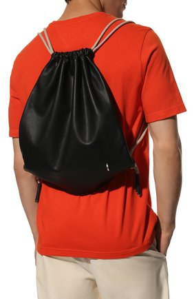 Мужской кожаный рюкзак RICK OWENS черного цвета, арт. RA02B0175/LC | Фото 2 (Материал: Натуральная кожа; Стили: Кэжуэл; Размер: large)