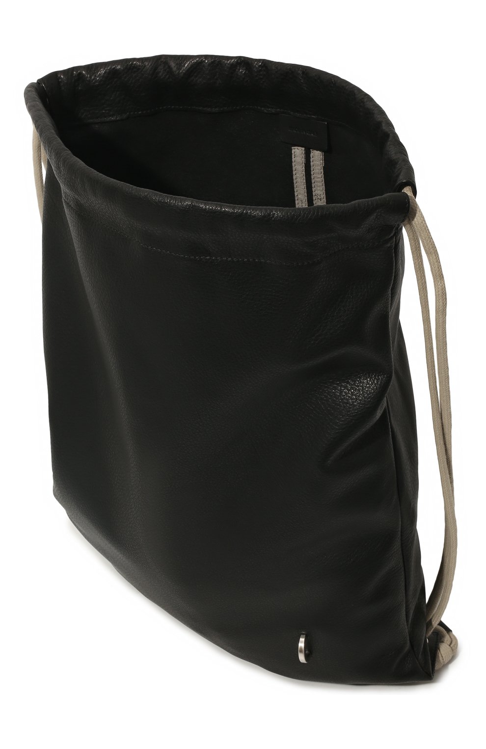 Мужской кожаный рюкзак RICK OWENS черного цвета, арт. RA02B0175/LC | Фото 5 (Материал: Натуральная кожа; Стили: Кэжуэл; Размер: large)