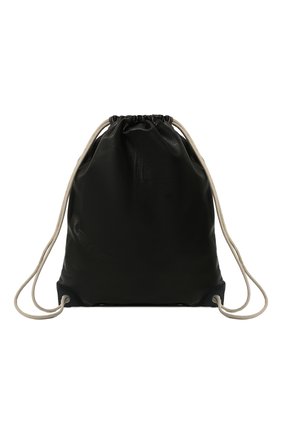 Мужской кожаный рюкзак RICK OWENS черного цвета, арт. RA02B0175/LC | Фото 6 (Материал: Натуральная кожа; Стили: Кэжуэл; Размер: large)