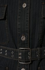 Женская джинсовая куртка MIU MIU черного цвета, арт. GWB124-1ZGM-F0002 | Фото 5 (Кросс-КТ: Куртка, Деним; Рукава: Длинные; Длина (верхняя одежда): До середины бедра; Стили: Гранж; Материал внешний: Хлопок, Деним)