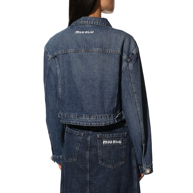 фото Джинсовая куртка miu miu