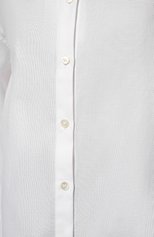 Женская хлопковая рубашка NOBLE&BRULEE белого цвета, арт. NB11615/35 | Фото 5 (Рукава: Длинные; Принт: Без принта; Женское Кросс-КТ: Рубашка-одежда; Длина (для топов): Удлиненные; Материал внешний: Хлопок; Стили: Классический)