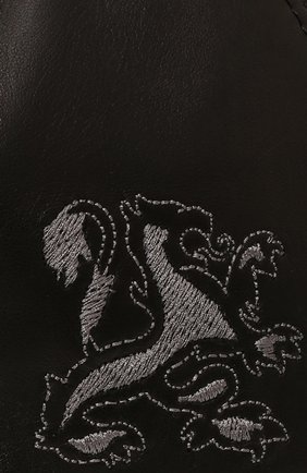 Мужской кожаная бейсболка ZILLI черного цвета, арт. HM0CAP-01005/0001 | Фото 4 (Материал: Натуральная кожа; Мужское Кросс-КТ: Кожа и замша)
