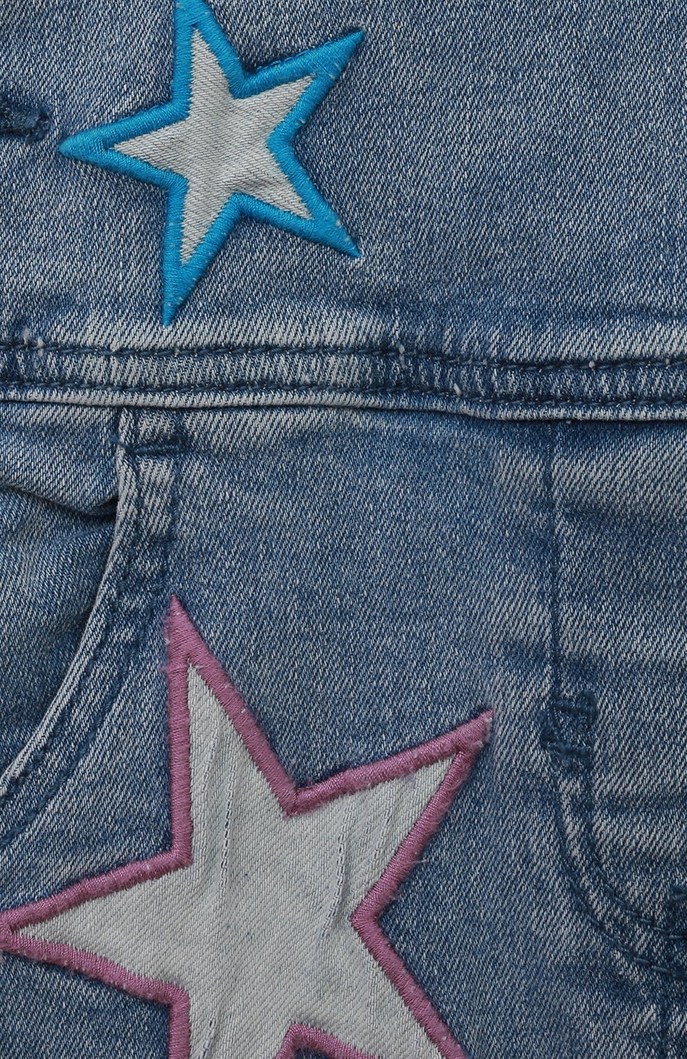 Женский джинсовый сарафан STELLA MCCARTNEY синего цвета, арт. 8R1232 | Фото 3
