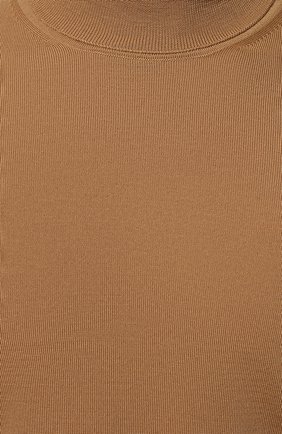 Мужской шерстяная водолазка BOSS бежевого цвета, арт. 50468262 | Фото 5 (Материал внешний: Шерсть; Рукава: Длинные; Принт: Без принта; Длина (для топов): Стандартные; Мужское Кросс-КТ: Водолазка-одежда; Стили: Кэжуэл)