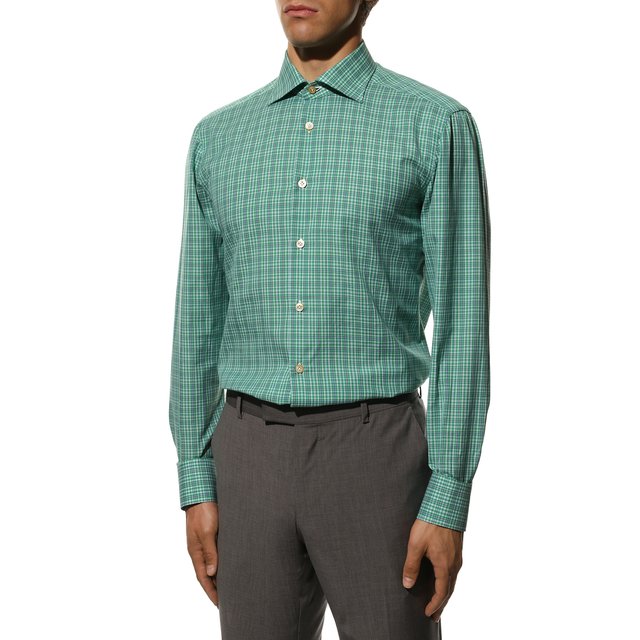 фото Хлопковая рубашка kiton