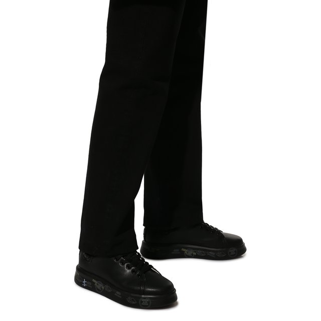 Кожаные кеды Belle Premiata BELLE/VAR5991, цвет чёрный, размер 36 BELLE/VAR5991 - фото 2