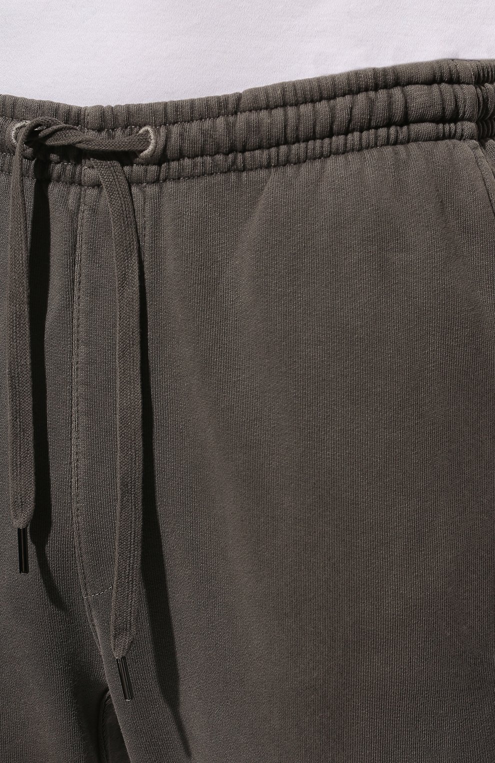 Мужские хлопковые джоггеры 7 FOR ALL MANKIND серого цвета, арт. JSAM339MCG | Фото 5 (Длина (брюки, джинсы): Стандартные; Материал внешний: Хлопок; Стили: Спорт-шик; Силуэт М (брюки): Джоггеры)