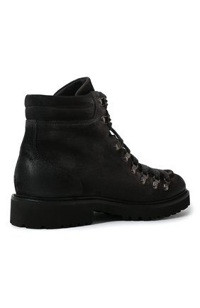 Мужские кожаные ботинки DOUCAL'S темно-серого цвета, арт. DU3082PHILUF205NN03 | Фото 5 (Материал внешний: Кожа; Мужское Кросс-КТ: Хайкеры-обувь, Ботинки-обувь; Материал внутренний: Натуральная кожа; Материал утеплителя: Без утеплителя)