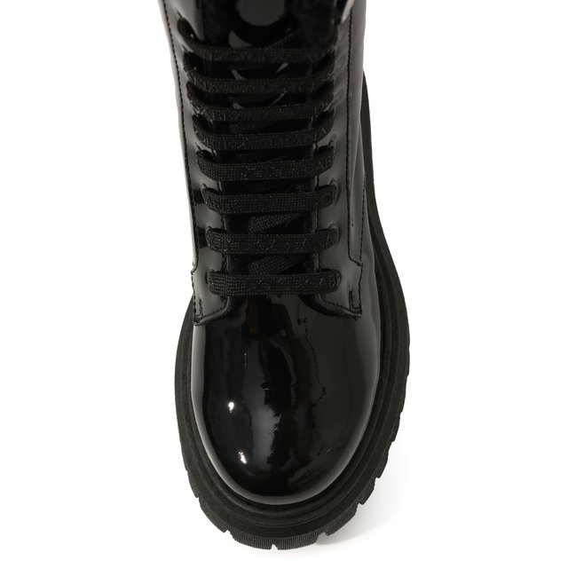 Кожаные ботинки Dolce & Gabbana D11109/A3B70/29-36 Фото 4