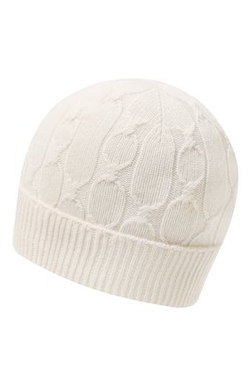 Мужская кашемировая шапка KITON белого цвета, арт. UCAPP04X0256B | Фото 2 (Материал: Шерсть, Кашемир, Текстиль; Кросс-КТ: Трикотаж)