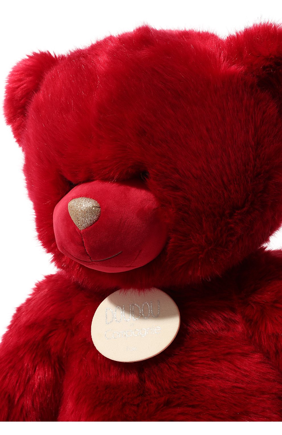 Детского игрушка медведь DOU DOU ET COMPAGNIE красного цвета, арт. DC3414 | Фото 4 (Игрушки: Мягкие игрушки)