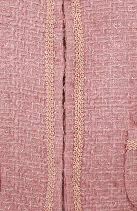 Детский костюм из жакета и юбки-шорт coco ZHANNA & ANNA розового цвета, арт. ZAOZ00000284 | Фото 6 (Материал внешний: Синтетический материал; Кросс-КТ: костюм; Материал подклада: Вискоза)