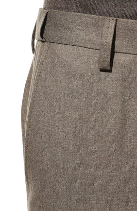 Мужские шерстяные брюки-карго CORNELIANI бежевого цвета, арт. 904L02-2818111/00 | Фото 5 (Силуэт М (брюки): Карго; Материал внешний: Шерсть; Длина (брюки, джинсы): Стандартные; Случай: Повседневный; Стили: Кэжуэл)