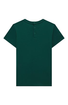 Детский комплект из трех футболок EMPORIO ARMANI зеленого цвета, арт. 6LHDJ5/4J54Z | Фото 3 (Кросс-КТ НВ: Футболка)