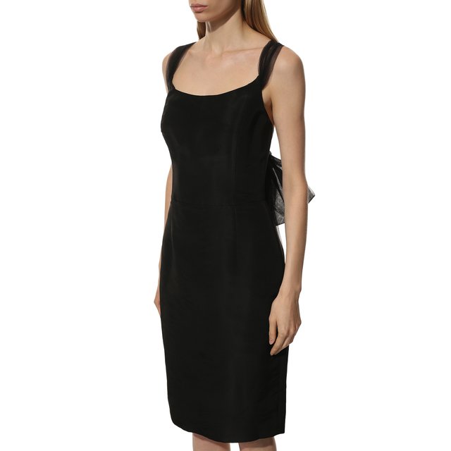 фото Шелковое платье oscar de la renta