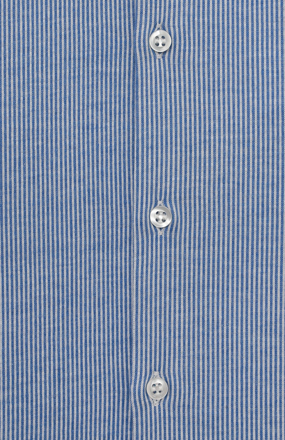 Детская хлопковая рубашка ALETTA голубого цвета, арт. AM220777C-33/4A-8A | Фото 3 (Рукава: Короткие; Материал внешний: Хлопок; Стили: Классический)