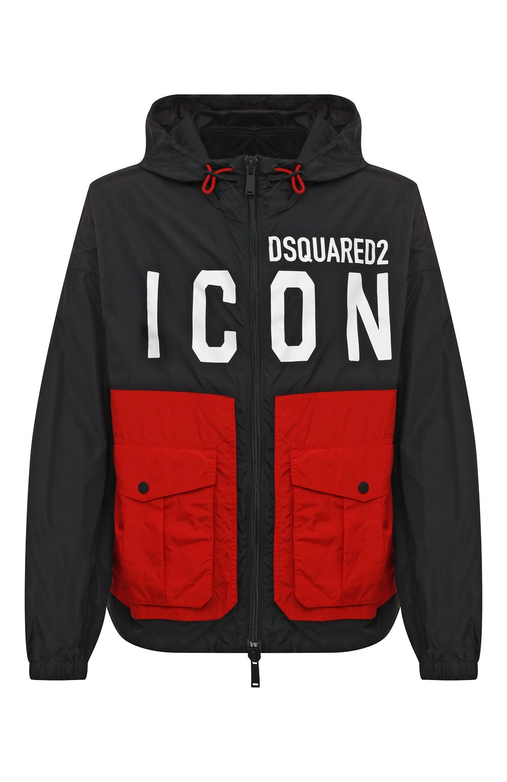 Куртки Dsquared2, Куртка Icon Dsquared2, Румыния, Чёрный, Полиамид: 100%;, 12879725  - купить