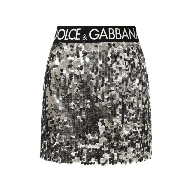 Юбка с пайетками Dolce & Gabbana F4CE3T/FLSA8
