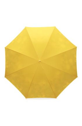 Женский зонт-трость PASOTTI OMBRELLI желтого цвета, арт. 189/RAS0 5L011/1/G2 | Фото 1 (Материал: Текстиль, Синтетический материал, Металл)