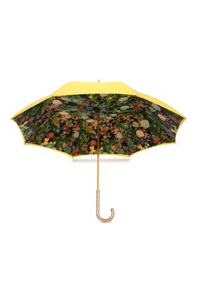 Женский зонт-трость PASOTTI OMBRELLI желтого цвета, арт. 189/RAS0 5L011/1/G2 | Фото 3 (Материал: Текстиль, Синтетический материал, Металл)