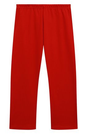 Детская хлопковая пижама LA PERLA красного цвета, арт. 54951/8A-14A | Фото 4 (Рукава: Длинные; Материал внешний: Хлопок)
