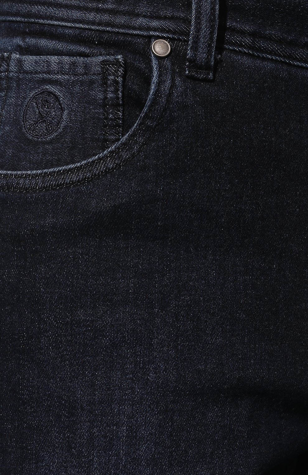 Мужские джинсы ANDREA CAMPAGNA темно-синего цвета, арт. AC501/T201.W549 | Фото 5 (Силуэт М (брюки): Прямые; Кросс-КТ: Деним; Длина (брюки, джинсы): Стандартные; Материал внешний: Хлопок, Деним; Стили: Кэжуэл)