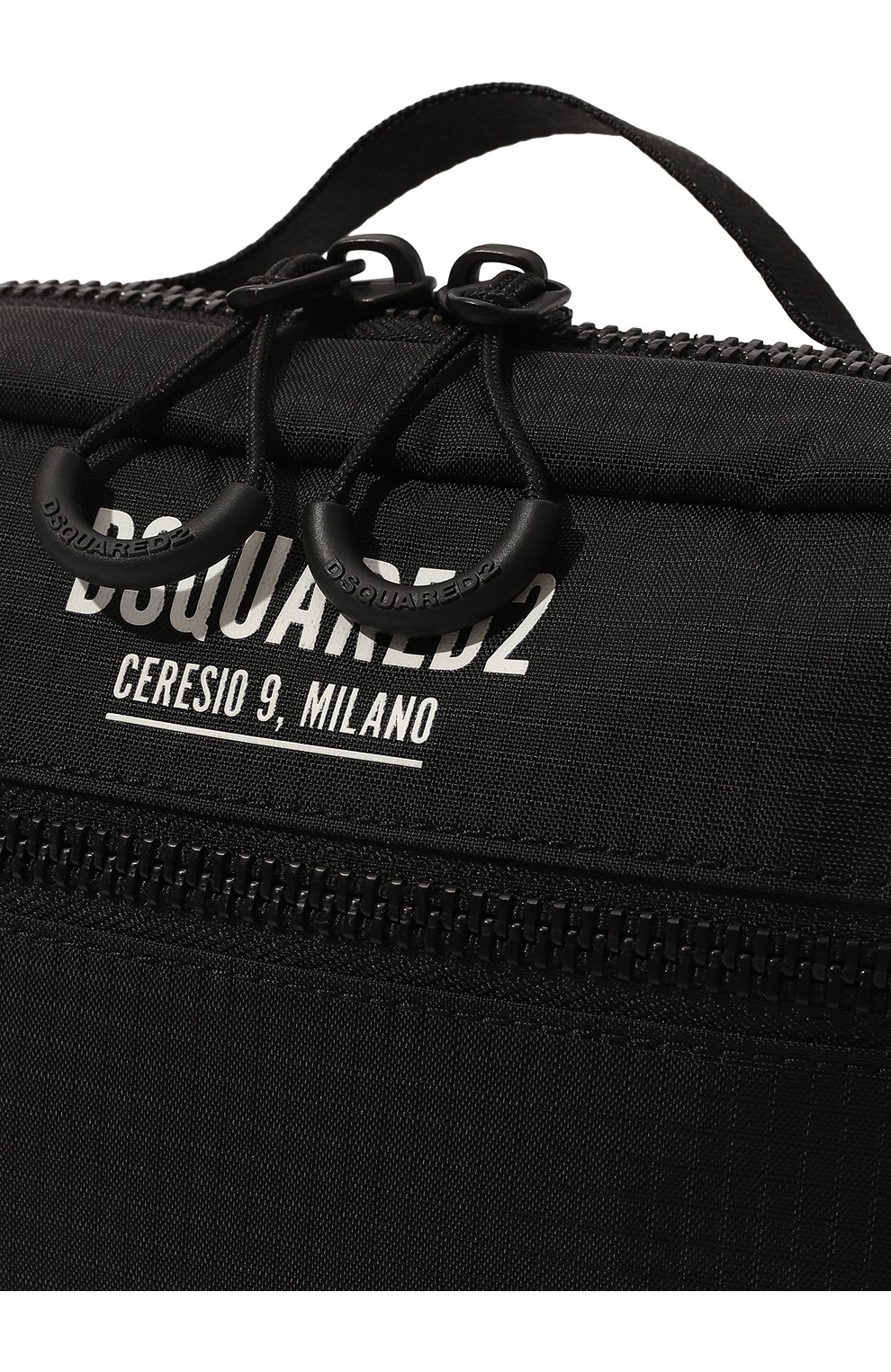 Мужская текстильная борсетка ceresio 9 DSQUARED2 черного цвета по цене 18900 руб., арт. BFM0008 16805374 | Фото 3 Мужская текстильная борсетка ceresio 9 DSQUARED2 черного цвета, арт. BFM0008 16805374 | Фото 3 (Материал: Текстиль; Размер: small)